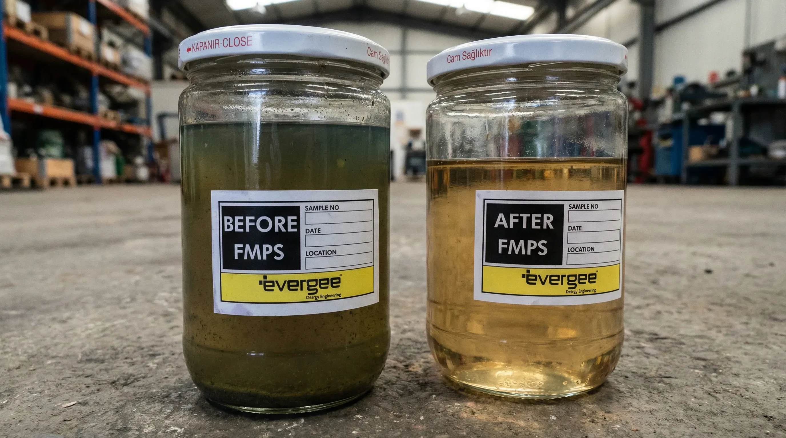 FMPS Fuel Polishing before and after